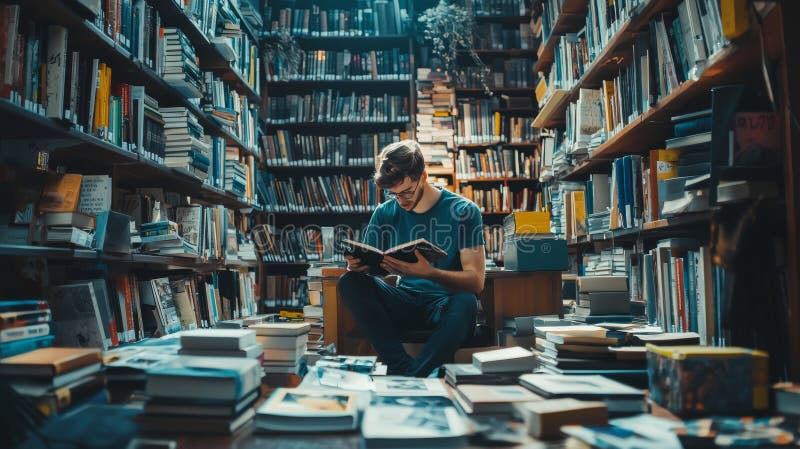 reading book